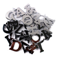 Metallbuchstaben, Alphabet