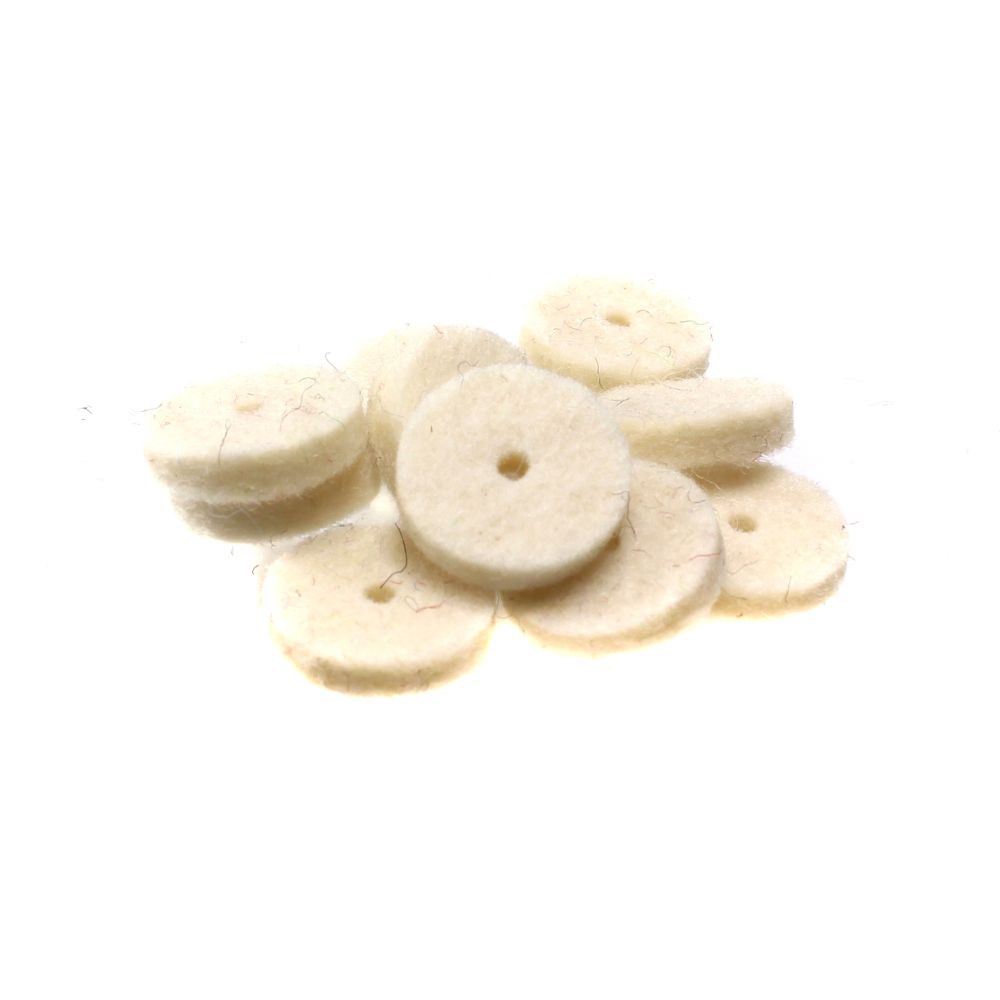 15x Felt for buttons