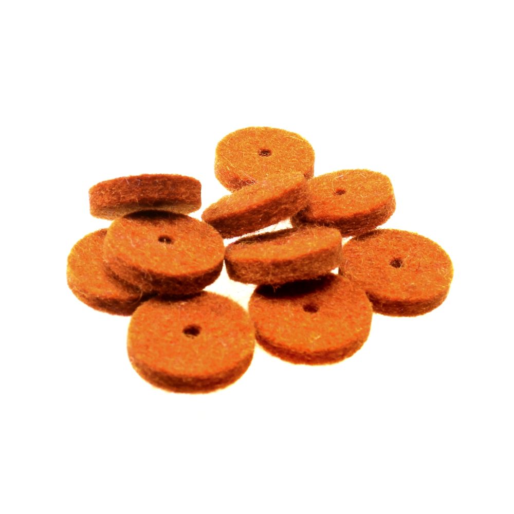 15x Felt for buttons