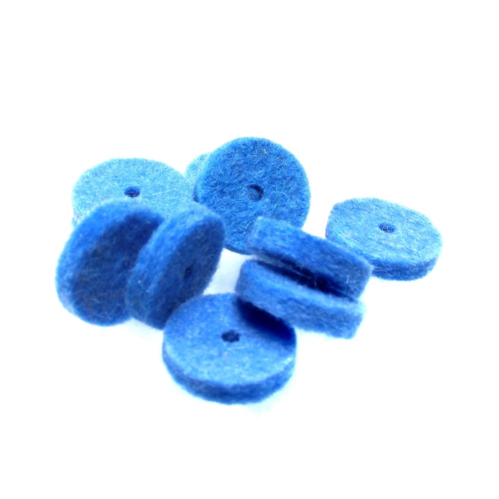 15x Felt for buttons