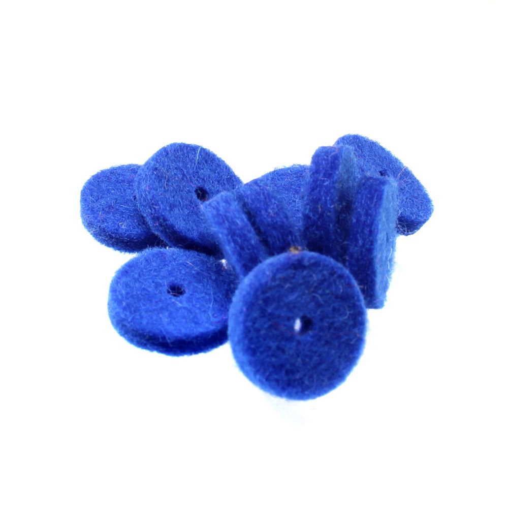 15x Felt for buttons