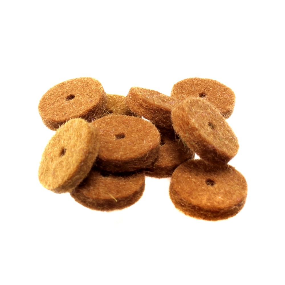 15x Felt for buttons