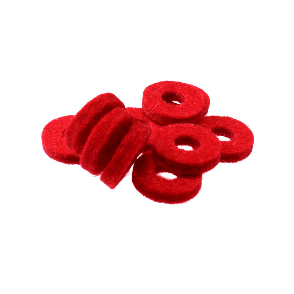 15x Felt for bass buttons