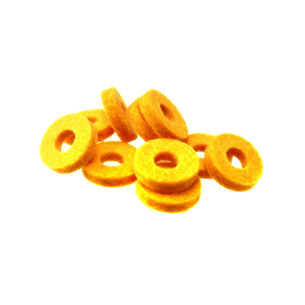 15x Felt for bass buttons
