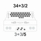 34+3/2 - Reeds for trebble keys and chords