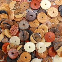 Wooden Button With Hole