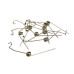 10x Spring for bass mechanic from 0,70 to 0,80 - bended