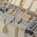 10x Spring for bass mechanic from 0,70 to 0,80 - bended