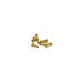 Bellow pin 2,4 mm x 14 mm (12 pcs) - gold plated