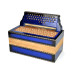 Wooden Housing 38 / 37+3/3, 5/6+0 - painted, blue-black (032)