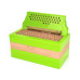 Wooden Housing 38 / 37+3/3, 5/6+0 - painted, green-flor.