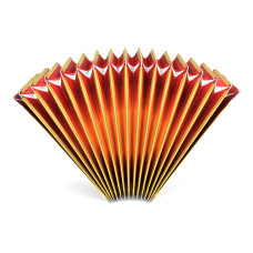 Diatonic Accordion Bellow 38x20 / I - D5-ORRD-K22