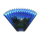 Diatonic Accordion Bellow 38x20 / I - GORE-K13