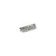 Open corners, 55 mm OK/RO - Antique Silver