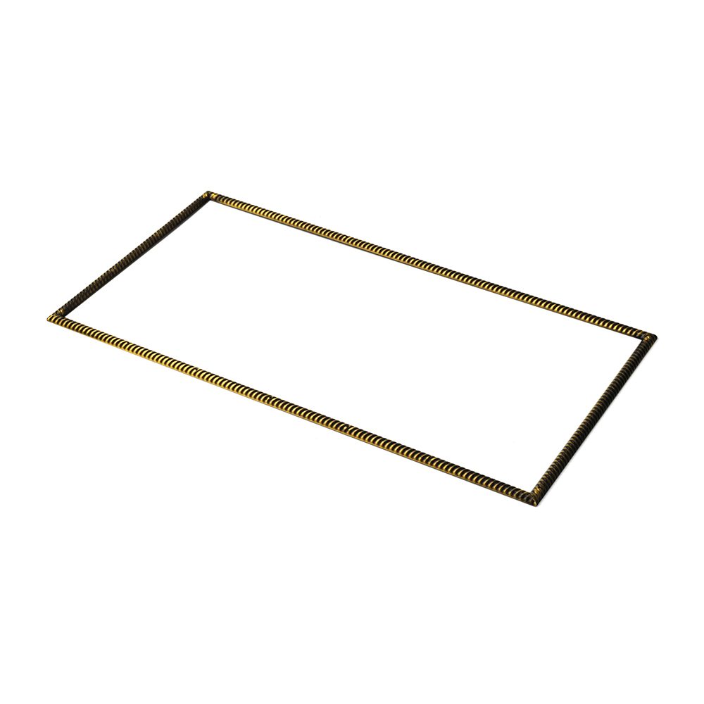 Rahm 380 mm x 200 mm - 02 - alt Messing