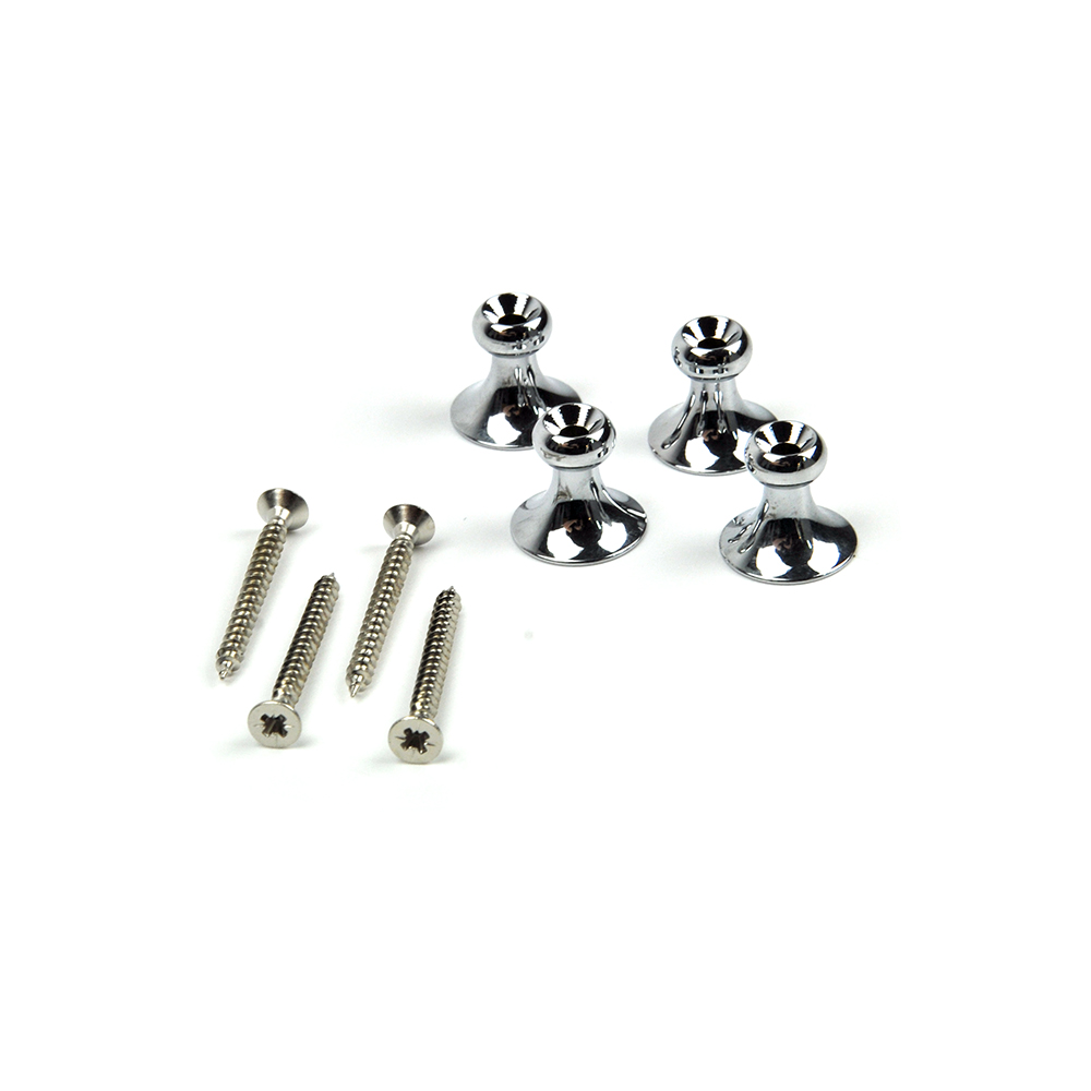 Kovinska nogica 15 mm x 14 mm / N1 - krom