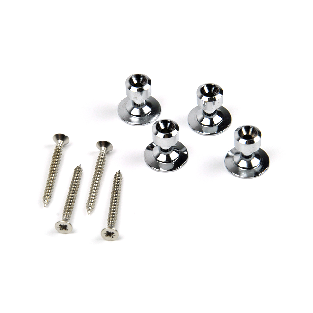 Kovinska nogica 15 mm x 14 mm / N3 - krom