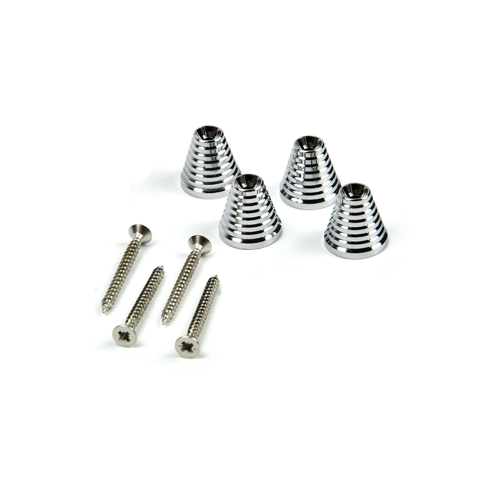 Kovinska nogica 15 mm x 14 mm / N5 - krom