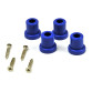 Kunststofffuss 21 mm x 21,5 mm / R - blau