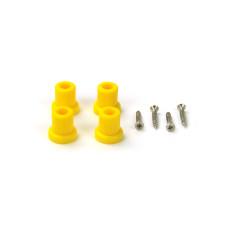 Plastična nogica 21 mm x 21,5 mm / R - rumena