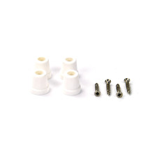 Plastična nogica 21 mm x 21,5 mm / K - bela