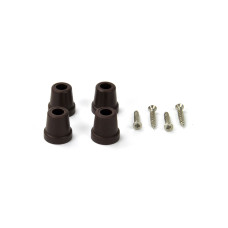 Kunststofffuss 21 mm x 21,5 mm / K - braun