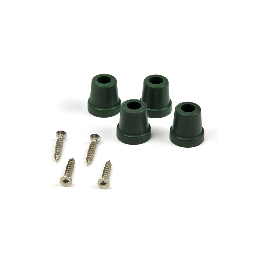 Plastična nogica 21 mm x 21,5 mm / K - temno zelena