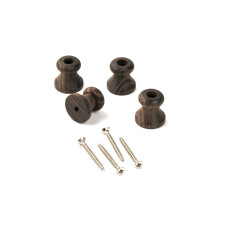 Holzfuss, runde 19 mm x 20 mm - Palisander