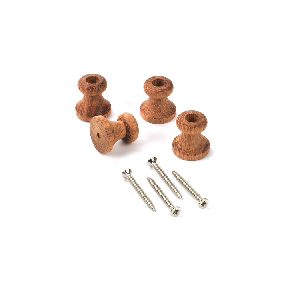 Wooden leg, round 19 mm x 20 mm - doosie