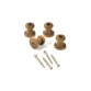 Holzfuss, runde 19 mm x 20 mm - Akazie
