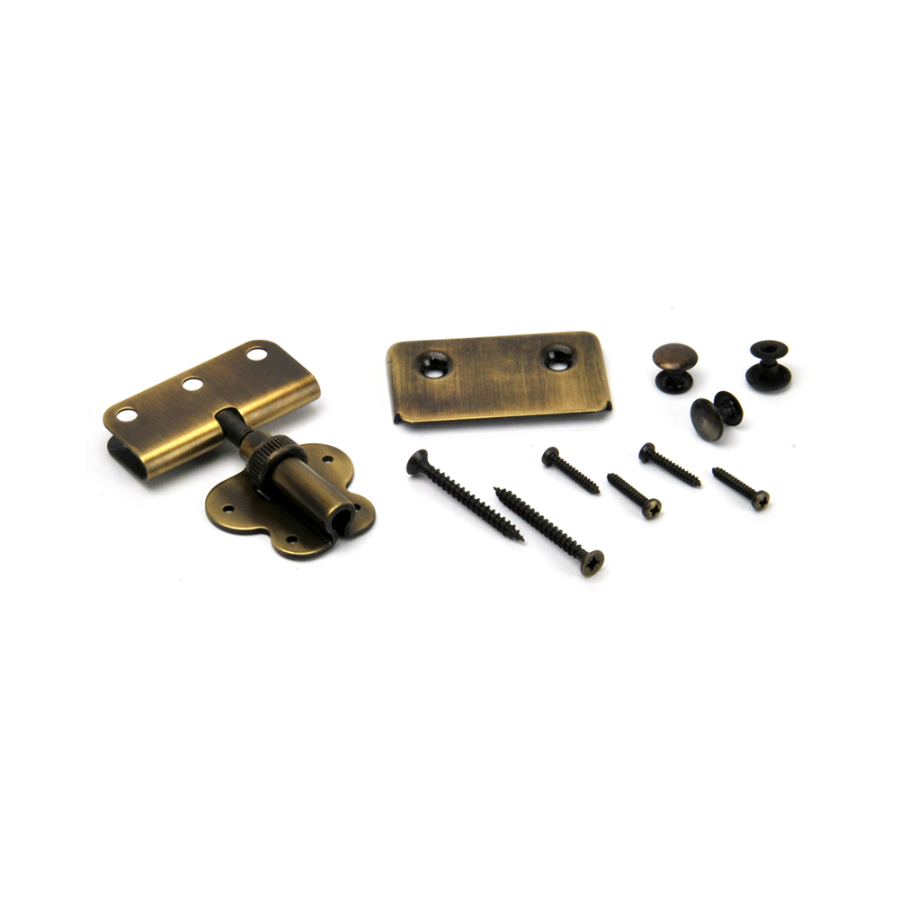 Bass strap adjustment mount kit - old brass