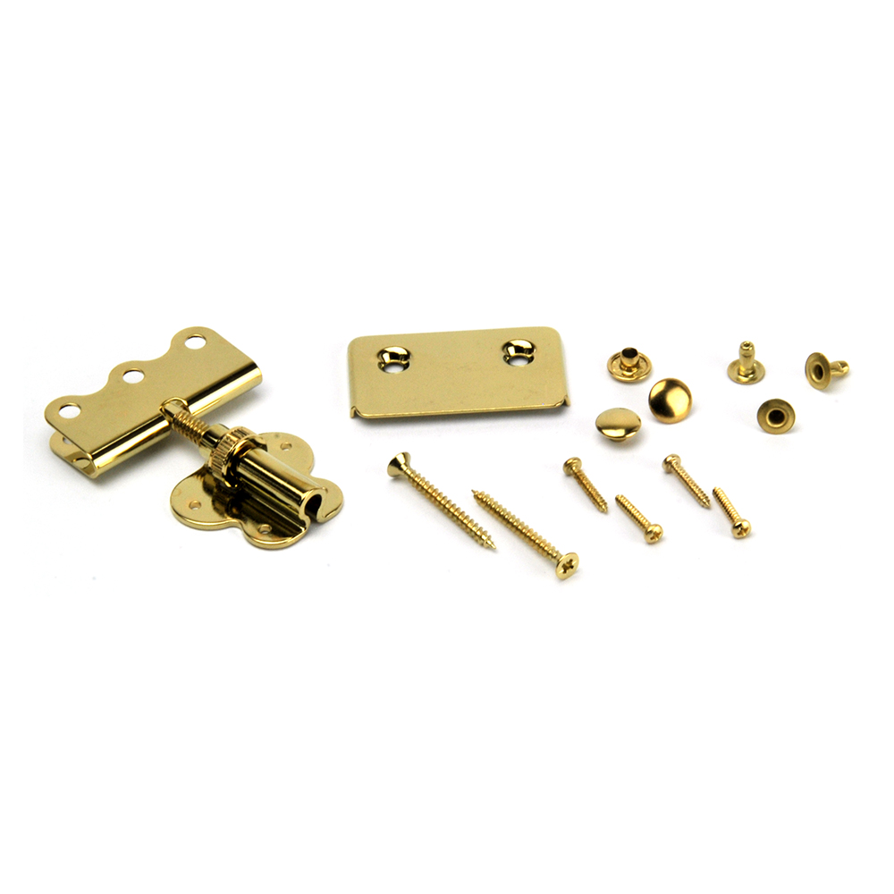 Bass strap adjustment mount kit - gold plated