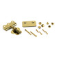 Bass strap adjustment mount kit - gold plated