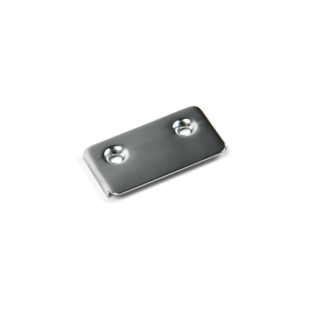 Bass strap fastener - chrome