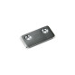 Bass strap fastener - chrome