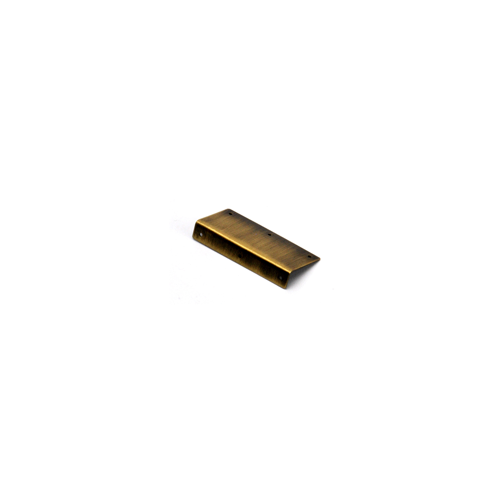 L Ecke 7 mm x 19 mm x 41 mm - alt Messing
