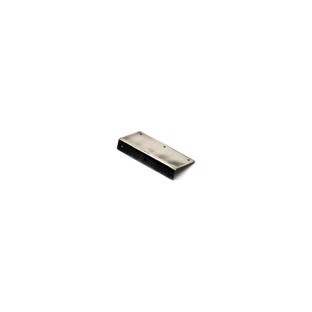 L corner 7 mm x 19 mm x 41 mm - old silver