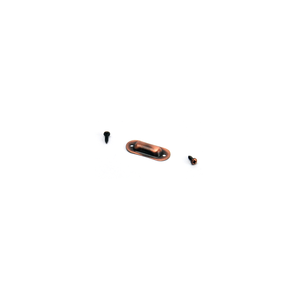 Axle cap - large - old copper