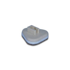 Plastic valve with felt - 3,5 mm - triangular A