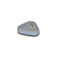 Plastic valve with felt - 2,5 mm - triangular V
