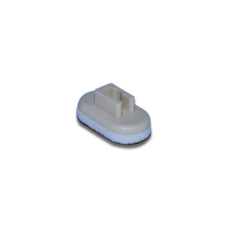 Plastic valve with felt - 3,5 mm - oval