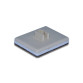 Plastic valve with felt - 3,5 mm - bass 40 mm x 33 mm