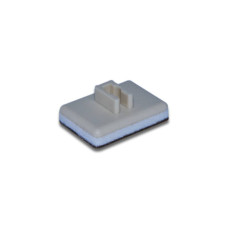 Plastic valve with felt - 3,5 mm - chords 32 mm x 23 mm