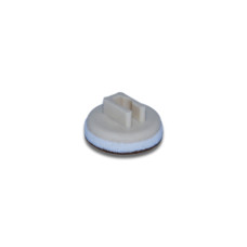 Plastic valve with felt - 3,5 mm - chords 24 mm