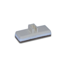 Plastic valve with felt - 3,5 mm - 40 mm x 16 mm