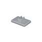 Plastic valve without felt - chords 32 mm x 23 mm