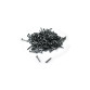 Nails, tacks 1 mm x 10 mm (200 pcs) - old silver