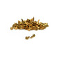 Flat head screw (10 pcs) fi 4,0 mm - 2 mm x 10 mm - brass