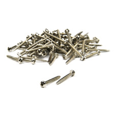 Pan head screw (10 pcs) - 3,8 mm x 38 mm - nickel