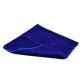 Dekoratives Textil - weich - 0,5 m x 0,5 m - blau